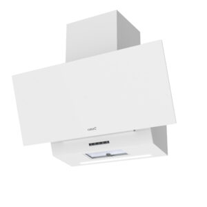 Campana Decorativa CATA THALASSA 900 GWH, 90 cm, Cristal Blanco, 811m3/h Clase A, Ref. 02139006.