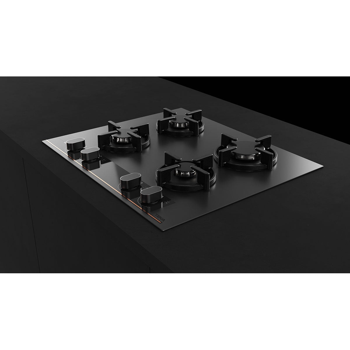 Placa de Gas TEKA GBC64 INFINITY G1, 60cm, Negro, Ref. 112570208. - Imagen 5