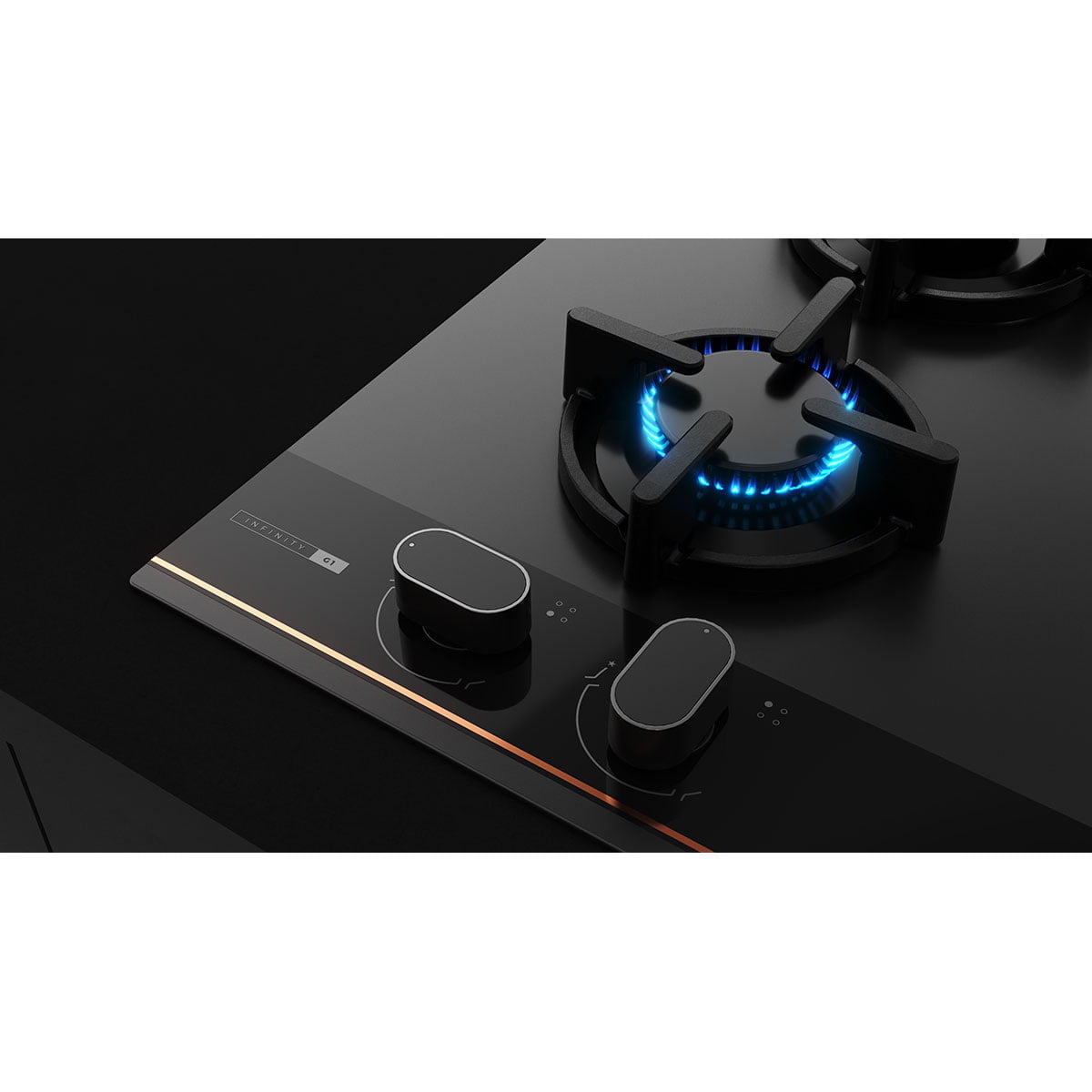 Placa de Gas TEKA GBC64 INFINITY G1, 60cm, Negro, Ref. 112570208. - Imagen 3