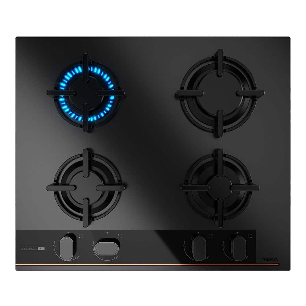 Placa de Gas TEKA GBC64 INFINITY G1, 60cm, Negro, Ref. 112570208. - Imagen 2