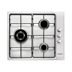 Placa CATA GI 6021 X, 60 cm, Acero Inox. Gas Natural