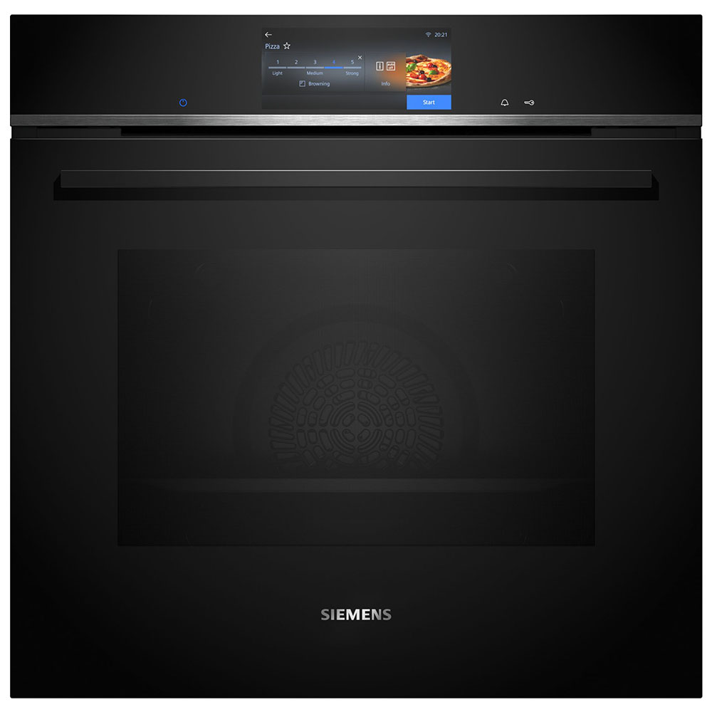 Horno Pirolítico SIEMENS HB778G9B1 60 cm, negro, Clase A+, 71 l.