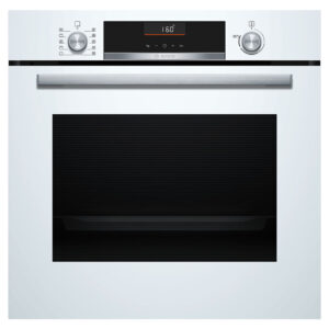 Horno Bosch HBG536EW3, Serie 6, 60 x 60 cm, Blanco, Asistente de limpieza con agua, Clase A+, 71 l.