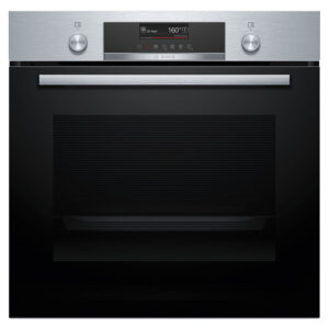 Horno Bosch HBG579ES3, Serie 6, 60 x 60 cm, Acero Inox, Pirolítico y Asistente Limpieza con Agua, Clase A+, 71 l.