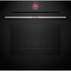Horno Bosch HBG7741B1 Serie 8, 60 x 60 cm, Negro, Pirolítico, limpieza con agua, Modo Air Fry,Clase A+, 71 l.