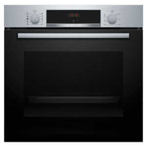 Horno Bosch HQA514ES3, Serie 4, 60 x 60 cm, Acero Inox, Con Vapor Añadido, Asistente de limpieza con agua, Clase A+, 71 l.