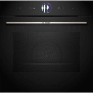 Horno Bosch HRG7761B1 Serie 8, Con Vapor, Pirolitico, Negro, Clase A+, 71 l.