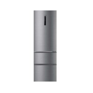 Frigorífico Haier HTR3619ENMN, Clase E, 190x59.5cm, Titanium. No Frost, Combi