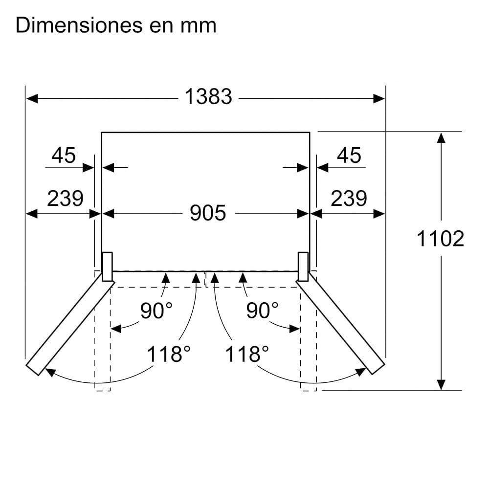 KFD96APEA_0007_17189394_FDBM_Cross_Door_Bosch_Top_View_es-ES