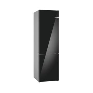 Frigorífico BOSCH KGN39LBCF, Clase C, Cristal Negro, 203x60 cm, Combi