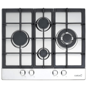 Placa de gas CATA LGD631X , Inox, 68 cm, Cod. 08066002
