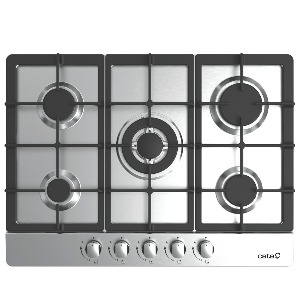 Placa de gas CATA LGI 7041 X, Inox, 68 cm, Cod. 08045305