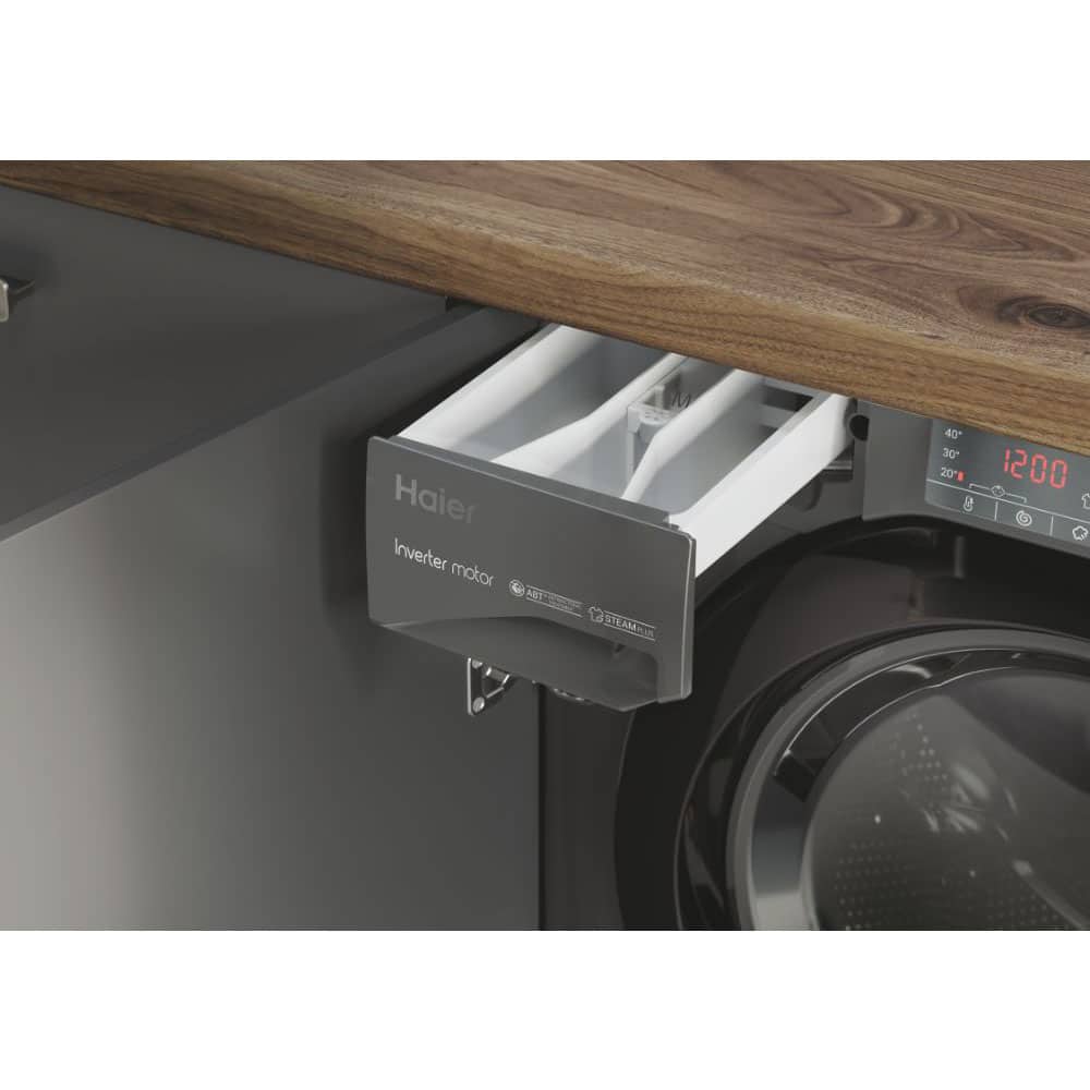 Lavadora Integrable HAIER HWQ90B416FWBRS, 9kg, Clase A,1600rpm Inverter. - Imagen 4