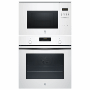 Pack BALAY: Horno 3HB5159B4 + Microondas 3CG5172B2, Cristal blanco.