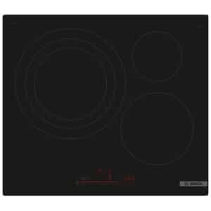 Placa de inducción Bosch, PID61RHB1E, Zona triple 32cm, Serie 6, 60cm, Negro.