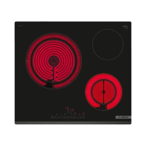Placa BOSCH PKK631FP8E, 60 cm, Negro, Vitrocerámica, Sin Perfiles