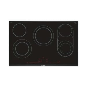 Placa BOSCH PKM875DP1D, 80 cm, Negro, Vitrocerámica