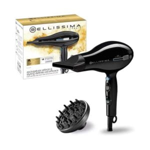Secador Imetec BELLISSIMA P2 2200 - 2000W, Iónico, 3 Temperaturas, 2 Velocidades, Con Difusor