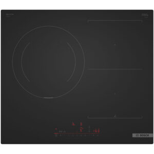 Placa de inducción Bosch, PVJ61AHC1E, CombiInducción 60cm, Negro Mate.