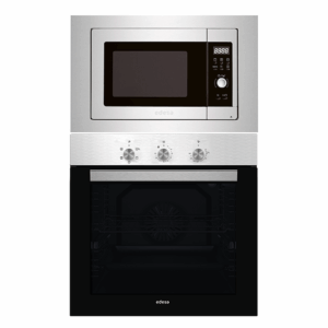 Pack EDESA: Horno EOE-6020 X + Microondas EMW-2020-I X ,Acero Inox.