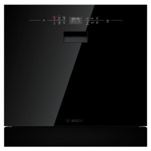 Lavavajillas Bosch SCX6ITB00E, Clase E, 60 cm, Negro, Modular Integrable, 8 Servicios.