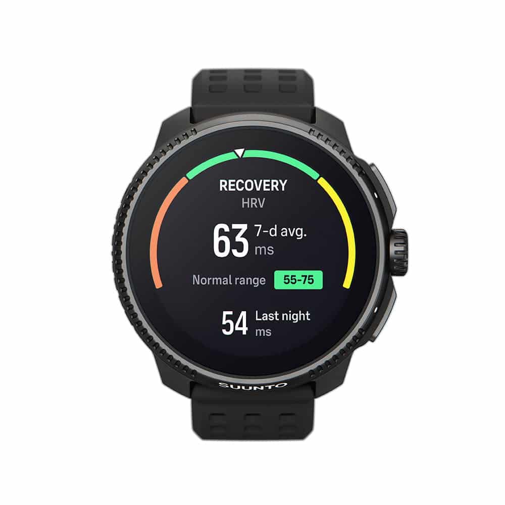 SMARTWATCH SUUNTO RACE ALL BLACK 49MM_0004_263663-2_SS050929000_SuuntoRace_AllBlack-front-widget-recovery-hrv-normal_EN