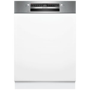 Lavavajillas BOSCH SMI4HVS14E, Clase C, 60 cm, Acero Cepillado, 3ª bandeja VarioDrawer, 14 Servicios.