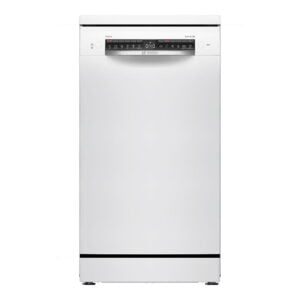 Lavavajillas BOSCH SPS4EMW61E, 45 cm, Clase D,3ªBandeja, Blanco, 10 Servicios