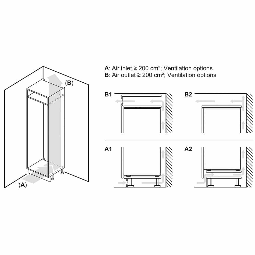 Serie 6, Congelador integrable, 177.2 x 55.8 cm, Cierre SoftClose con puerta fija_0008_16877937_New air ventilation line