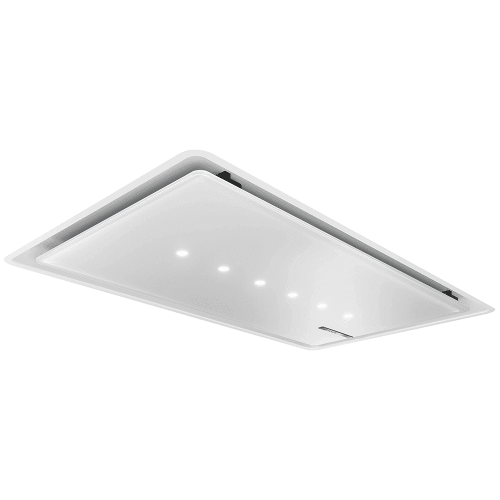 Serie 8, Extractor de techo, 90 cm, Cristal blanco