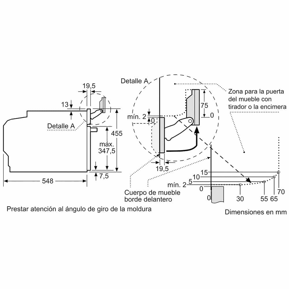 Serie 8 Horno compacto con vapor 60 x 45 cm Negro CSG7361B1_0003_MCZ_00775636_423014_CD634GBS1_es-ES