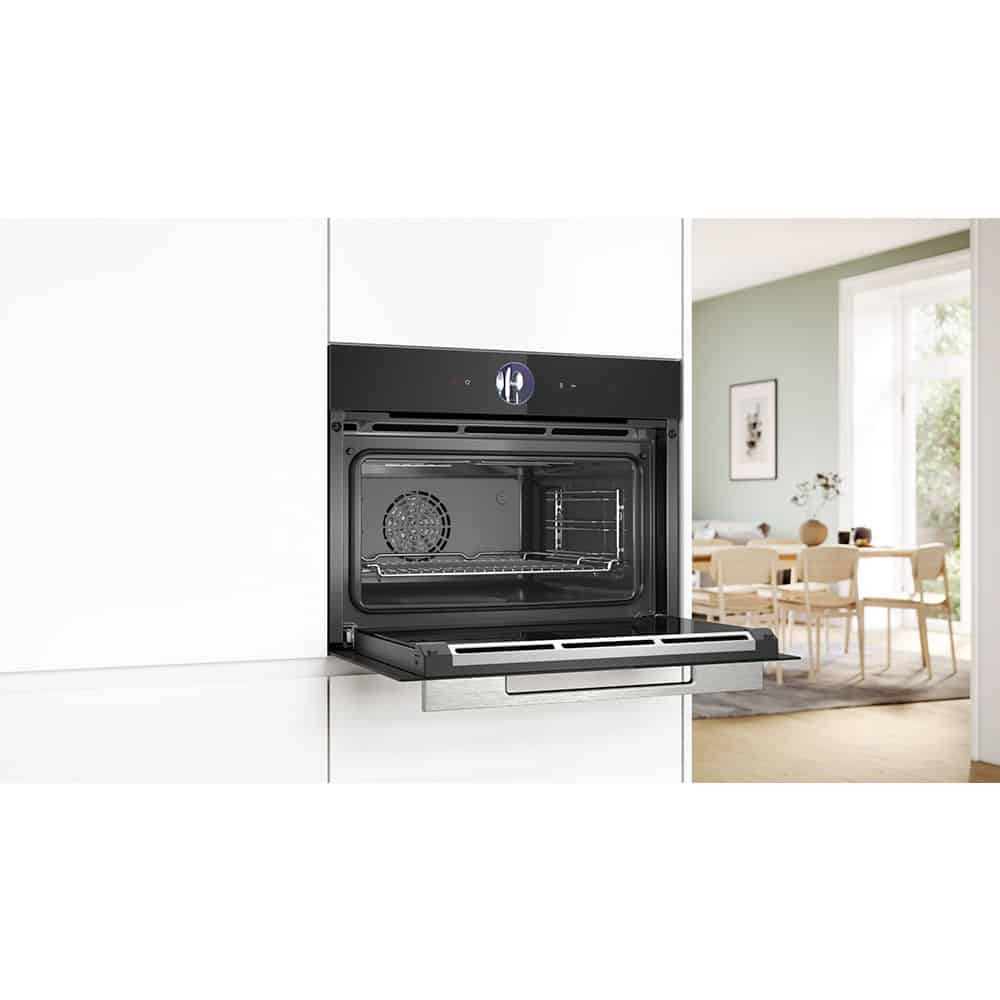 Serie 8 Horno compacto con vapor 60 x 45 cm Negro CSG7361B1_0009_20607948_CSG7361B1_PGA3_def