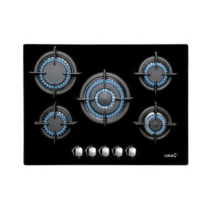 Placa CATA L7005CIBK, 70 cm, Negro, Gas