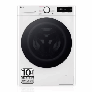 Lavadora LG F4WR6010A0W 10Kg 1400R BCA STEAM, Clase A-10%, Blanca, 10 kg. - 1400 rpm - Libre Instalación