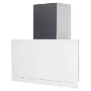 Campana Decorativa CATA GOYA 90 WH CATA&ROCA, 90 cm, Cristal Blanco, 825 m³/h, Ref. 02129004, Clase A+++.