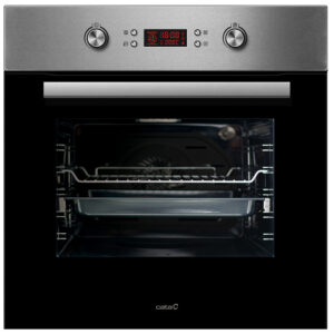 Horno CATA PR 6011 XGBK, 60 cm, Negro E Inox, Clase A, Multifunción, Pirolítico, 70 l. Ref. 07001006.