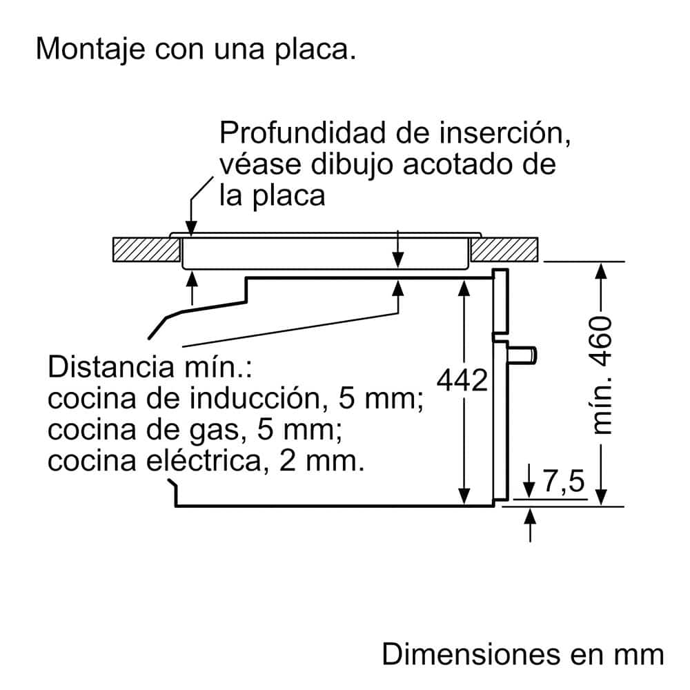 Horno compacto con microondas SIEMENS CM724G1B1, 60 cm, negro, 45 l. - Imagen 8