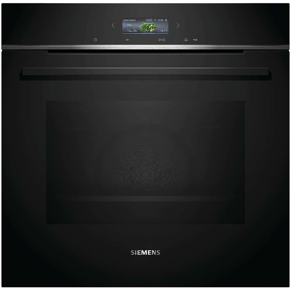 Horno SIEMENS HB734G1B1, 60 cm, negro, Clase A+, 71 l.