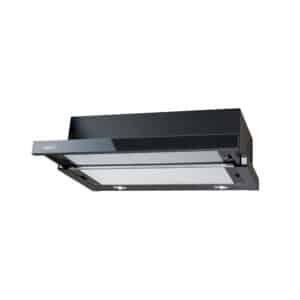 Campana Cata TF-2003 600 GBK, 60 cm. Clase C, Negro, Telescópica, 390 m3/h., Ref. 02017203.