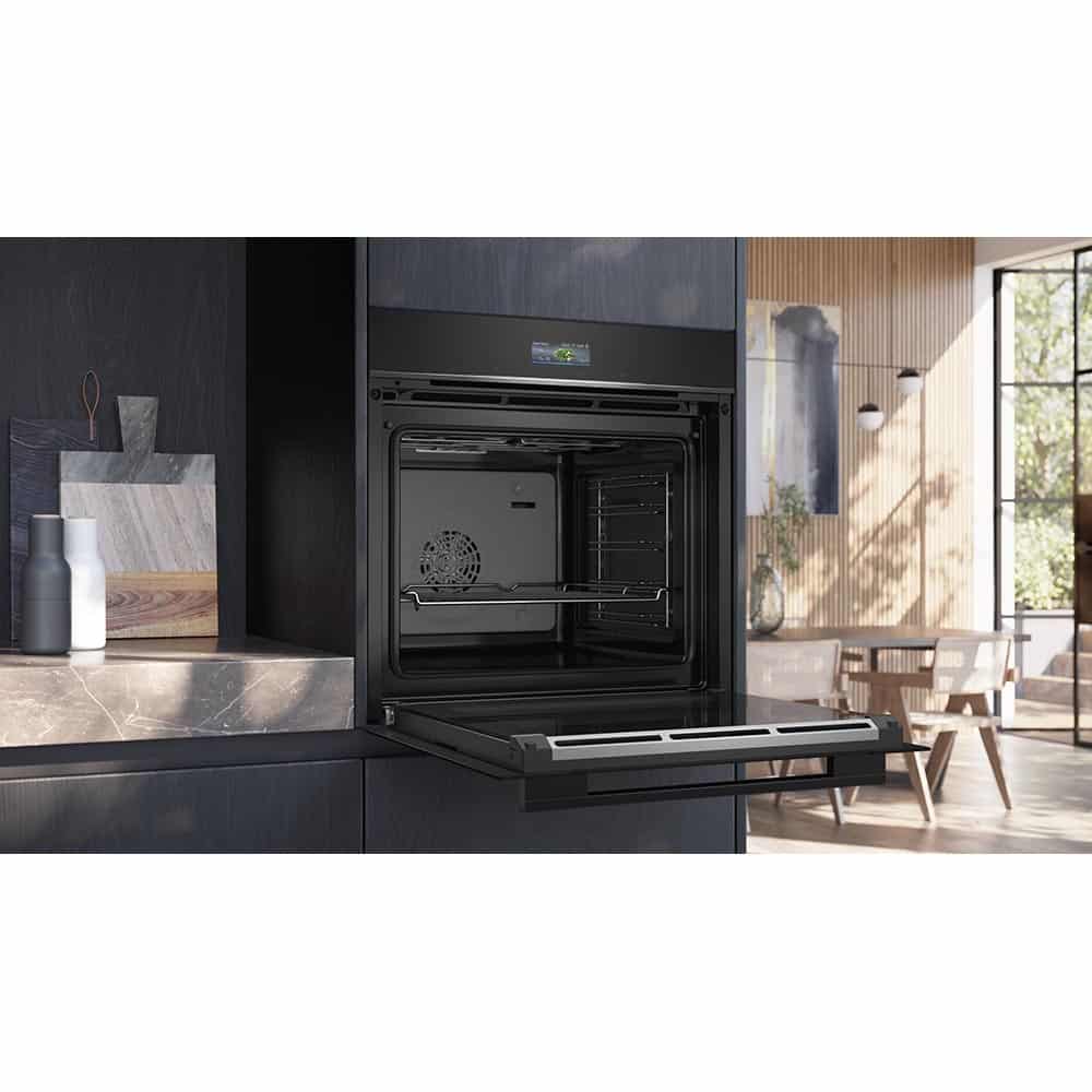 Horno SIEMENS HB734G1B1, 60 cm, negro, Clase A+, 71 l. - Imagen 2