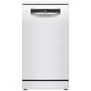 Lavavajillas BOSCH SPS4HMW13E, 45 cm, Clase D, 3ª Cesta superior, Blanco, 10 Servicios.