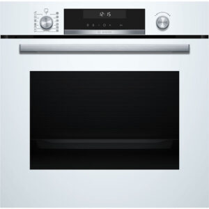 Horno Bosch HBG578EW7, Serie 6, 60 x 60 cm, Blanco, Pirolítico, Función Air Fry, Clase A+, 71 l.