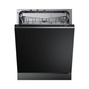 Lavavajillas TEKA DFI 46950, Clase E, 60 cm, Negro, 15 Servicios,3ª Bandeja, 9 Programas, Integrable