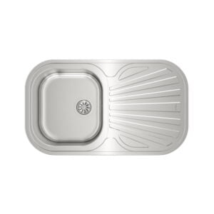 Fregadero encastrado y reversible TEKA STYLO 1C1E, de 45 cm con una cubeta y escurrido