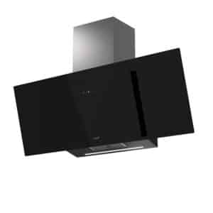 Campana CATA THALASSA PRO 1200 GBK, 120 cm, Cristal Negro, Clase A+++, Decorativa