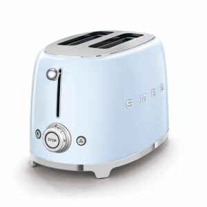 Tostadora SMEG TSF01PBEU, 2R, Azul, 950w.