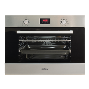 Horno CATA CMD 5008 X ,60 cm, Negro E Inox, Clase A, Compacto, AquaSmart, 40 l. Ref. 07003307.