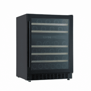Vinoteca CATA VI 59082 BK, Clase G, Inox, 71.4x59.5 cm, 46 Botellas. Ref. 07701404.