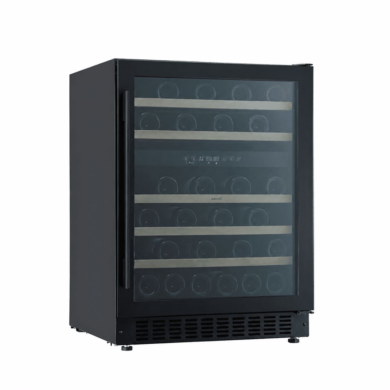 Vinoteca CATA VI 59082 BK, Clase G, Inox, 71.4x59.5 cm, 46 Botellas. Ref. 07701404.