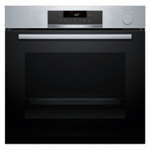 Horno Bosch HRG532ES3, Serie 4, 60 x 60 cm, Acero Inox, Con Vapor Añadido, Asistente de limpieza con agua, Clase A+, 71 l.